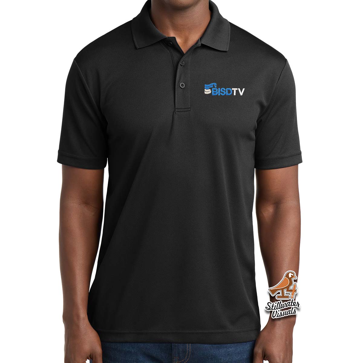 BISD TV Dri-Fit Polo - Black