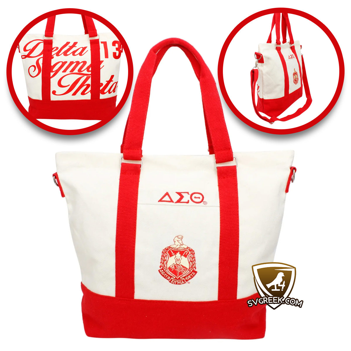 delta sigma theta tote bag