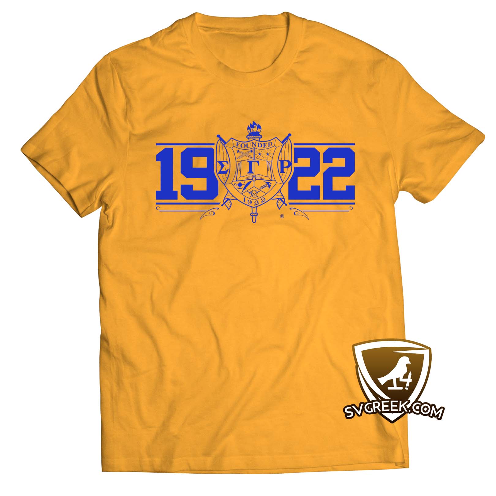 sigma gamma rho crest t-shirt