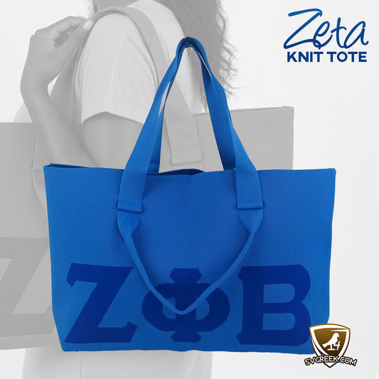 zeta knit tote