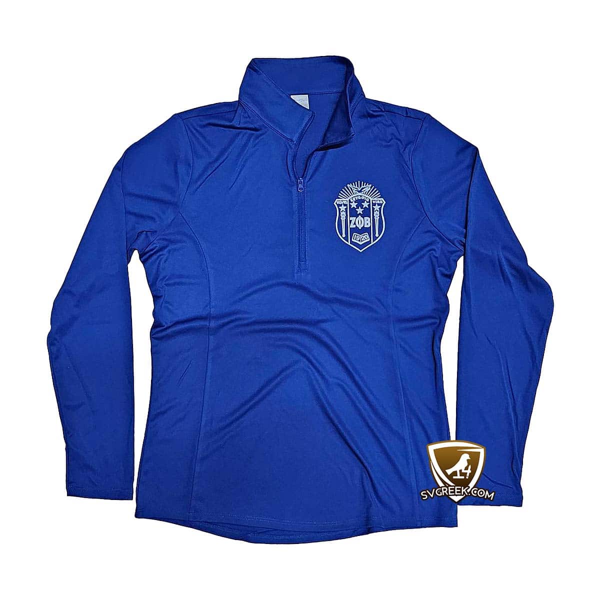 lightweight 1/4 zip zeta