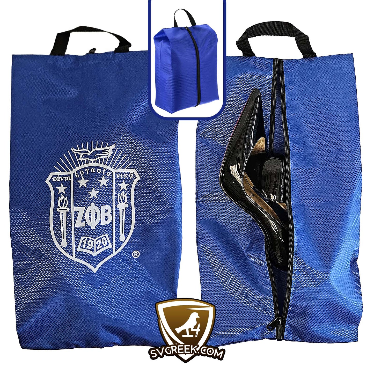 zeta phi beta shoe bag