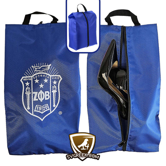 zeta phi beta shoe bag