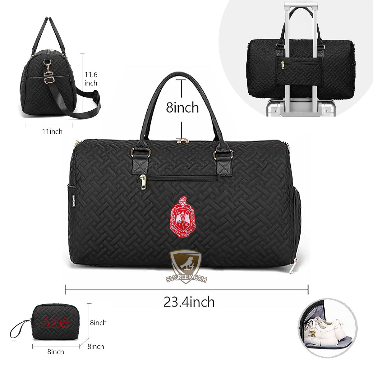 delta sigma theta tote bag