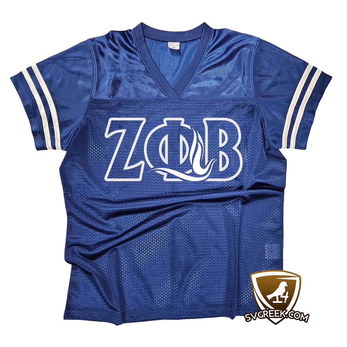 zeta phi beta mesh jersey